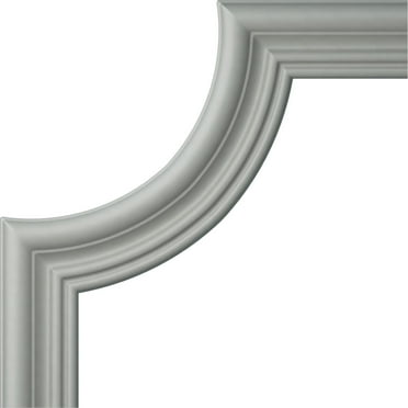 8 3/4"W x 8 3/4"H, Claremont Panel Moulding Corner (matches moulding PML01X00CL)