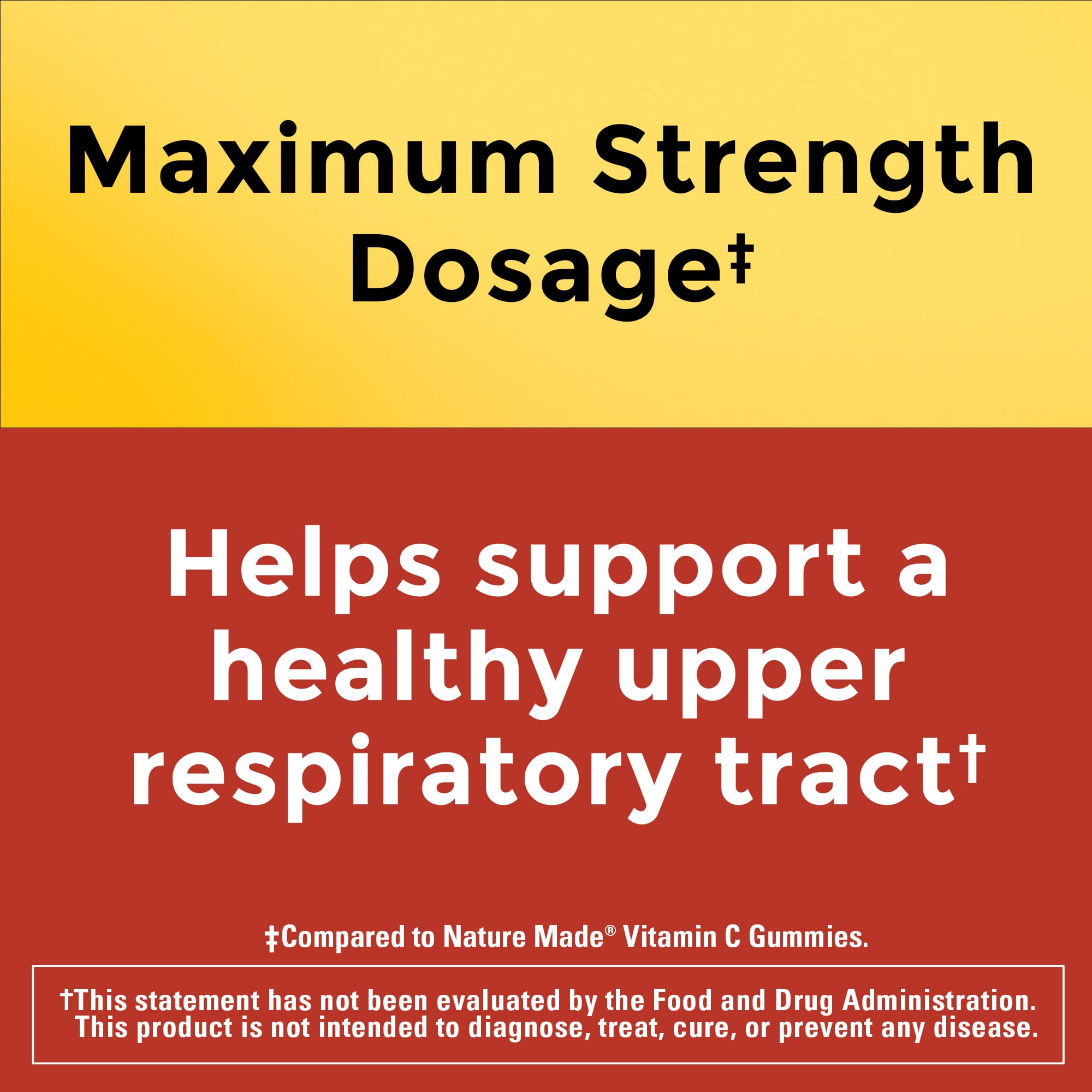 (3 pack) Nature Made Maximum Strength Dosage Vitamin C Gummies, 1000mg per Serving, 120 Count