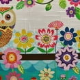 thumbnail image 6 of Orinice Owl Flowers Colorful Round Table Cover Stain Resistant Washable Indoor Outdoor Tablecloth Kitchen Dining Wedding Parties Picnic Camping 100% Polyester Fiber 38-42, 6 of 8