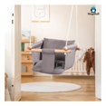 thumbnail image 2 of SHOPMALL Columpio de Madera para Bebés y Niños, Silla Colgante con Diseño Seguro y Cómodo, Ideal par multicolor, 2 of 7