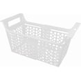 thumbnail image 3 of Chest Freezer Basket Deep Freezer Organizer Bin PP Heavy Load with Handle for Kitchen Storage (Large 62x43x8cm/24.4x16.9x3.1in), 3 of 5