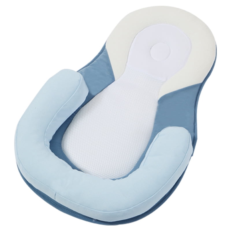 Portable Baby Bed Head Support Pillow Newborn Lounger Babies Bed