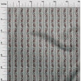 thumbnail image 2 of oneOone Georgette Viscose Fabric Leaves & Floral Block Decor Fabric Printed BTY 42 Inch Wide, 2 of 5