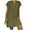 01* Army Green, variant on bnaln Women Dresses Summer Casual Mini Dress Loose Cotton Linen Shirts Dresses V-Neck Short Sleeve Beach Tshirts Mini Dress Plus Size Beach A Line Flowy Shift Dress Holiady Sundresses