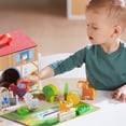 thumbnail image 3 of HABA Play World at The Farm Play Set - Barn and Animal Farm Toys for Toddlers 18m+, Toddler Learning Toys, Preschool Animal Figurines, Made in Germany, 3 of 8