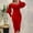 Red, variant on Wedding Guest Dresses for Women Long Sleeve Elegant Spaghetti Strap Sexy off Shoulder V Neck Summer Ruched Wrap Dress