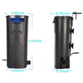 thumbnail image 4 of ziyahihome Aquarium Filter 5W Low Water Level Reptile Filter Waterfall Plastic Cleaning Water Pump, 4 of 9