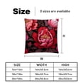 thumbnail image 5 of Peony Elegant Velvet Throw Pillows with Unique Patterns for Chair Pillow Covers & Throw Pillow - Set of 2, Available in 16x16, 18x18, & 20x20 inches for, 5 of 6