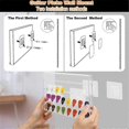 thumbnail image 4 of Acrylic Guitar Pick Wall Mount Display Case Storage Box for Picks Storage and Display Hold 32 Pick, 4 of 4
