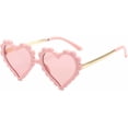 thumbnail image 2 of Heart Sunglasses,Fashion Cute Glasses UV Protection Outdoor Girl Heart Shaped Sunglasses for Toddler Party Beach, 2 of 5