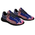 thumbnail image 6 of Indiana Stte Peony Flower Shoes Sneakers Black Size 9.5, 6 of 7