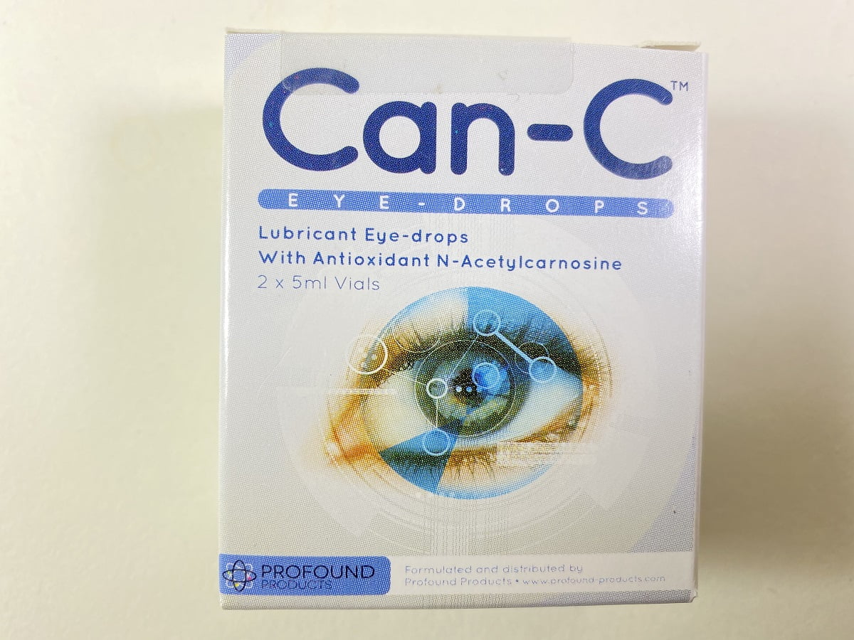 Can C Eye Drops With N Acetylcarnosine Two 5 ml Vials