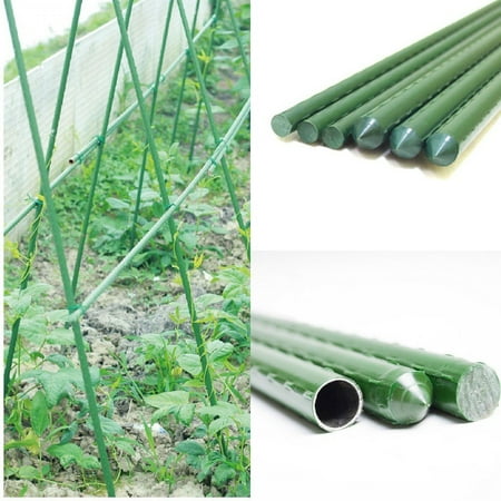 Plastic coated garden stakes Plastic coated garden stakes