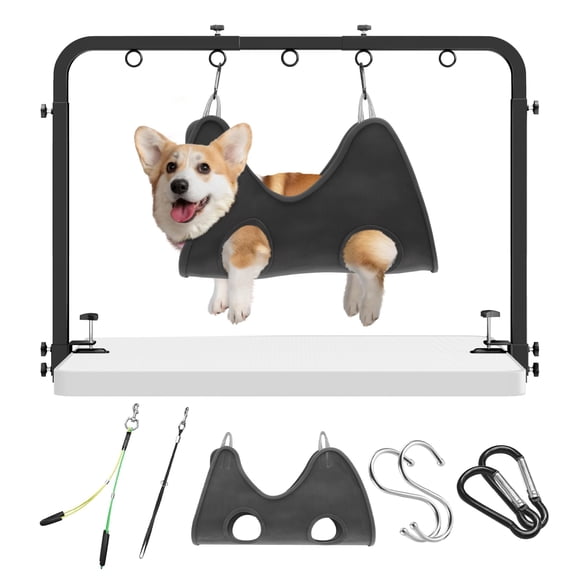 Brazo Ajustable para Peluquería de Mascotas niffgaff para Mesa 42x69-99 cm