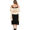 thumbnail image 4 of MAOYA Shawls and Wraps for Evening Dresses Sheer Chiffon Women Elegant Soft Silky Wraps Wedding Bridal Scarf, 4 of 6