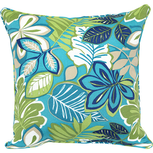 Mainstays Outdoor Toss Pillow, Tropical
