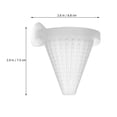 thumbnail image 4 of SHISUYAN 3 Pcs Aquarium Gobelet à vers Rouge Cône d'Aquarium Gobelet d'Alimentation Ventouse Gobelet d'Alimentation (Petit Gobelet à vers Rouge, Type Normal), 4 of 8