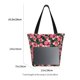 thumbnail image 3 of Balery Trendy Floral Bolsa de Hombro con Diseño, Bolsa Grande y Duradera, Bolsa Versátil para Compras, 3 of 6