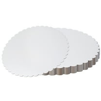 15pcs Cake Board Round, 10 inch Cake Circle Base Cake Plate Round Cardboard Base, White