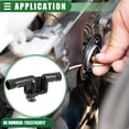 thumbnail image 3 of Termostato de salida de agua, ensamblaje de la carcasa del termostato del refrigerante del motor, para BMW 318i 1996-1999, metal plástico, n.º 11531743017, negro, 3 of 7