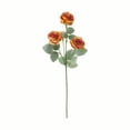 thumbnail image 2 of Artificial 3 Heads Roses Artificial Flower For Home Decoration, 2 of 8