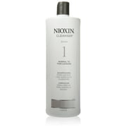 Nioxin Cleanser, System 1 (Fine Hair/Normal to Thin-Looking) Shampoo, 33.8 Ounce