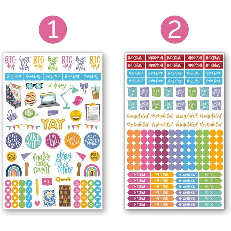 Planner Stickers, Planning Stickers, Sticker sheet printable