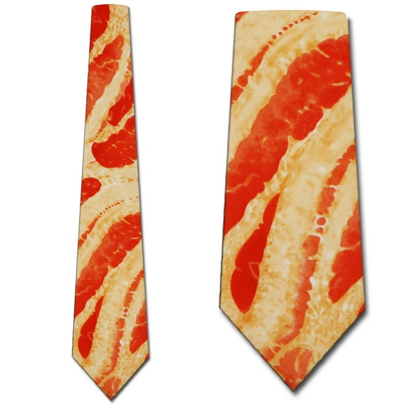 Bacon Allover Necktie Mens Tie