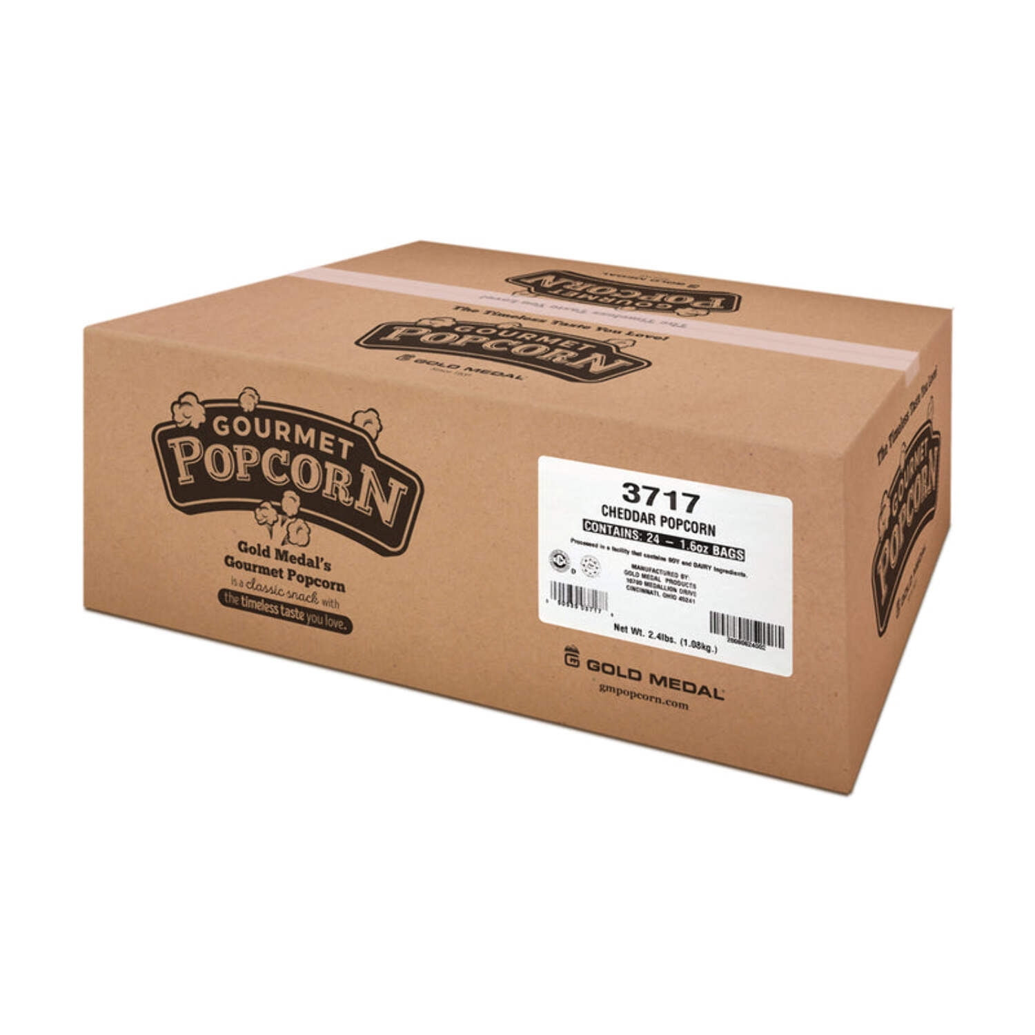 Gold Medal Caramel & Cheese Gourmet Popcorn, 2.2 Ounce (24/CS)