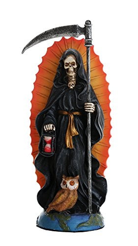 Santa Muerte Saint of Holy Death Standing Religious Statue 10 Inch 
