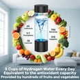 thumbnail image 4 of Hydrogen Water Bottle Generator, Portable SPE PEM Hydrogen Water Ionizer Machine, Rechargeable Hydrogen Water Maker for  Office Travel Fitness Travel  Office, 4 of 6
