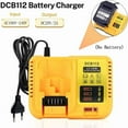 thumbnail image 6 of DCB112 Charger Repalcement for Dewalt 12v/20v Battery Charger Compatible with Dewalt 12v/20v Max Battery DCB200 DCB203 DCB125 DCB107 Yellow, 6 of 9
