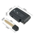 thumbnail image 6 of CENL 1set Brand New For Toyota For Prius 2004-2009 Key Shell - 2 Button, Replacement For Damaged Key Fob, Uncut Key Blade, 6 of 11