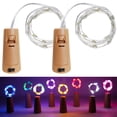thumbnail image 2 of Cadena de luces LED para botella de vino, guirnalda de luces de hadas para vacaciones, árbol de Navidad, decoración de fiesta de boda, Bar, 2 piezas, 2M, 3M, 2 of 4
