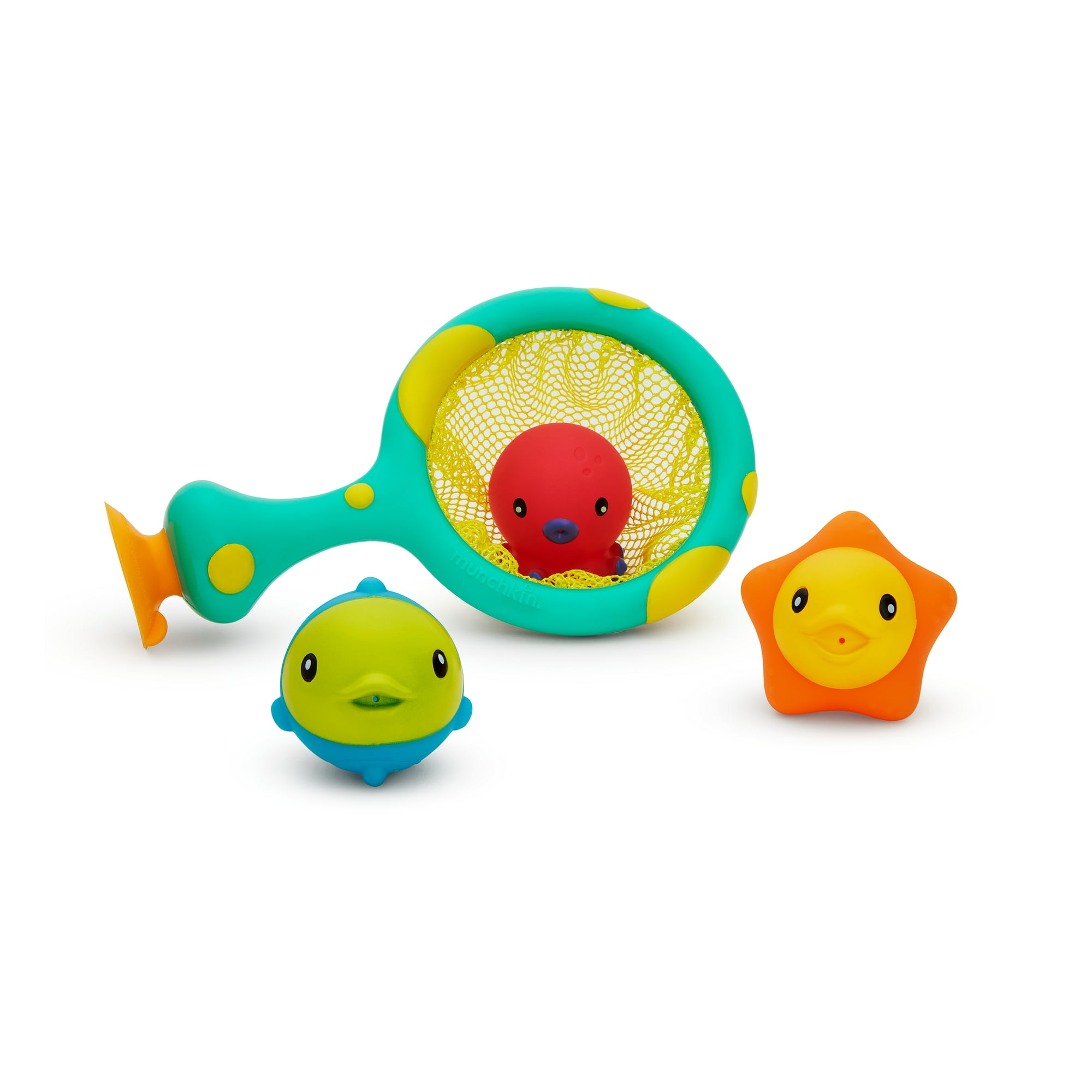 Munchkin Catch & Score Hoop 2-in-1 Baby and Toddler Bath Toy, Multi-Color, Unisex