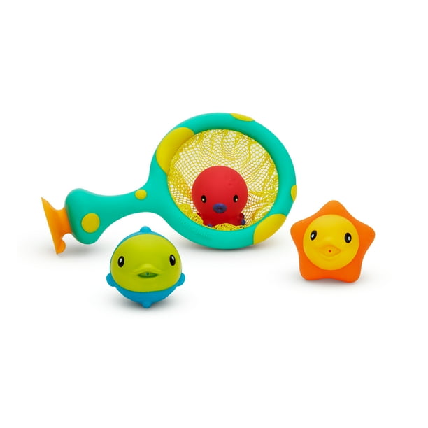 Munchkin Catch and Score 2-in-1 Basketball Bath Toy, Includes