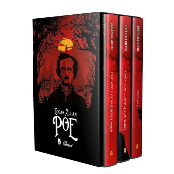 Paquete Edgar Allan Poe. Poemas y cuentos completos / 3 Tomos