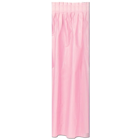 Beistle Pink Plastic Table Skirting (Case of 6)