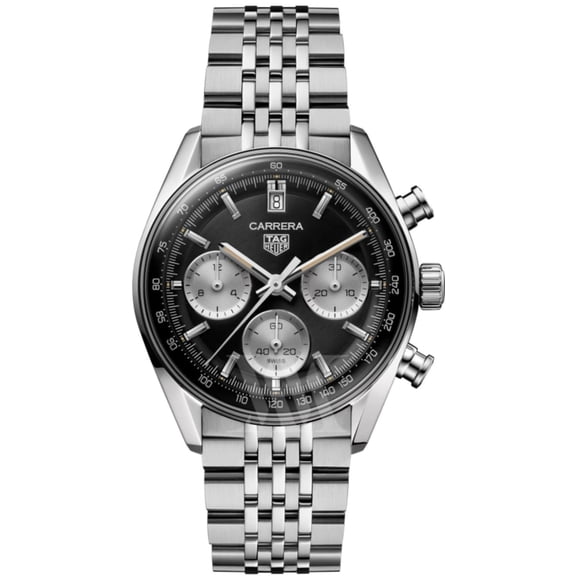 Tag Heuer Carrera Chronograph Automatic Black Dial Stainless Steel Men's Watch CBS2210.BA0048