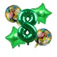 thumbnail image 3 of Globos de látex con temática de plantas zombis de dibujos animados para fiesta de cumpleaños, platos, pancartas, banderas, paquete para niños, suministros para fiestas y eventos, 3 of 5