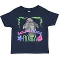 thumbnail image 3 of Inktastic Sanibel Island Florida Cute Swimming Manatee Boys or Girls Toddler T-Shirt, 3 of 5