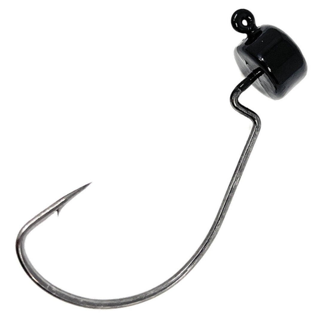 Reaction Tackle Mushroom JigHead 1/16oz - Black - EWG
