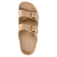 thumbnail image 4 of Time and Tru Women's Double Buckle Slide Sandals, 4 of 6