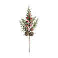 thumbnail image 2 of Simulación navideña Aguja de pino Rama de bayas Accesorios para ramo de Navidad Copo de nieve Aguja de pino-XSC-6-1 Conos de pino natural, 2 of 10