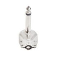 thumbnail image 6 of NANMELX 10 Pcs 1/4" 6.35mm Mono Speaker Right Angle Guitar Phono Plug Pancake Connector, 6 of 9