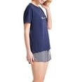 thumbnail image 3 of Champion Women's Short Sleeve Tee and Sleep Short Set, 2pc, 3 of 7
