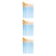 thumbnail image 1 of Yuarrent 10 piezas de pinceles de pintura con mango de madera, juego de aceite de acuarela, accesorios de pinceles portátiles DIY, azul Type1 NO1, 1 of 6