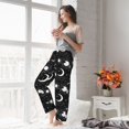 thumbnail image 5 of Sikiie Crescent and Stars Women’s Ultra-Soft Comfy Lounge Pants Sleepwear Comfy Lounge Pants Drawstring Sleep Bottoms with PocketsSmall, 5 of 6