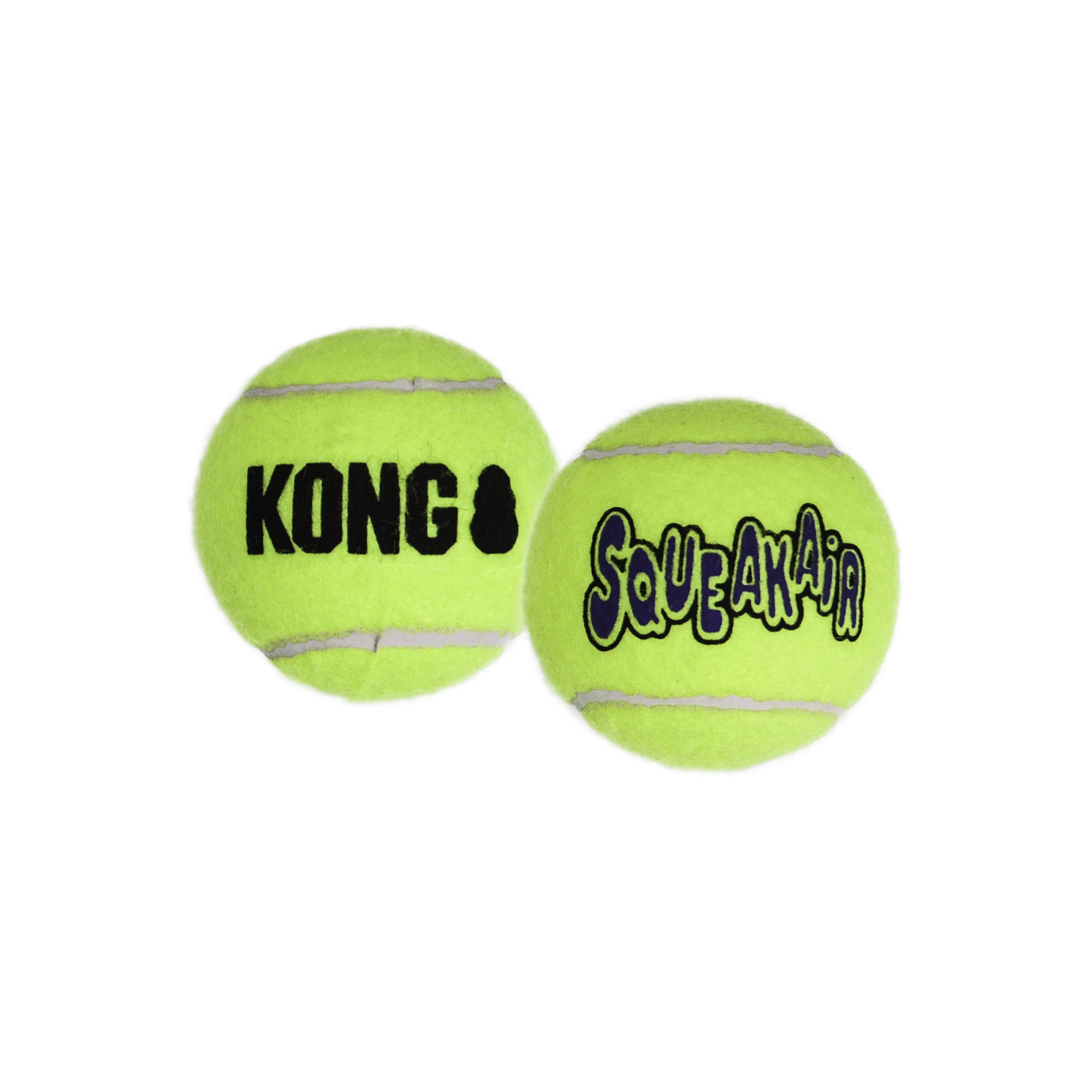 KONG® SqueakAir Tennis Balls Fetch Dog Toy with Squeaker, Extra Small, 3 Count