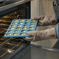 thumbnail image 6 of KitchenAid 24-Cup Aluminized Steel Nonstick Mini Cupcake Pan and Muffin Tin, Blue Velvet, 6 of 8